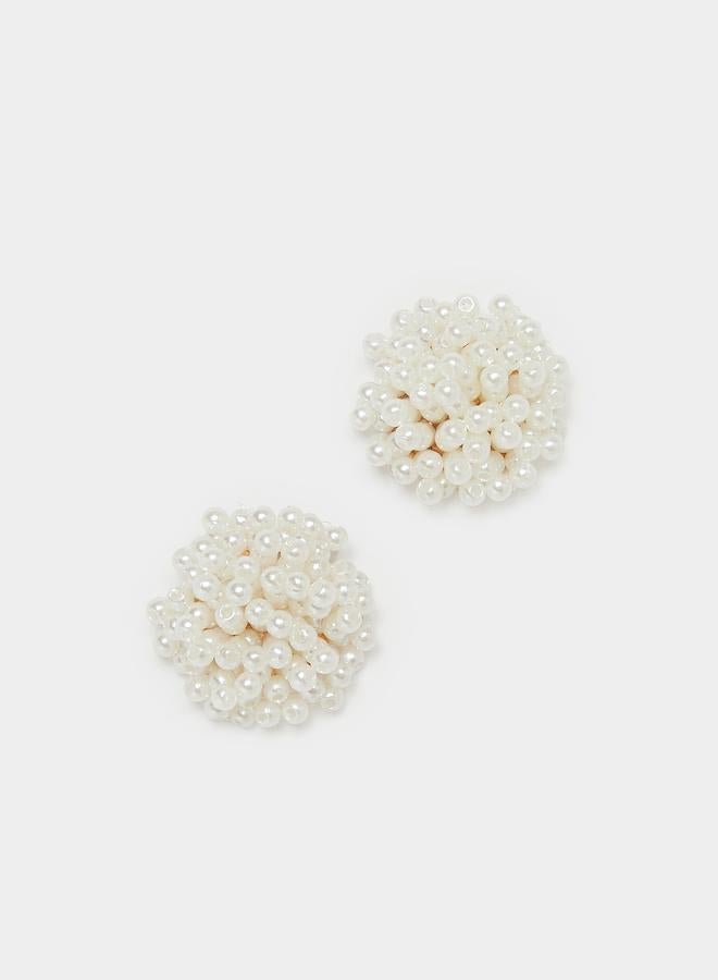 ستايلي اقراط كاجوال مرصعة بلؤلؤ - Image 3